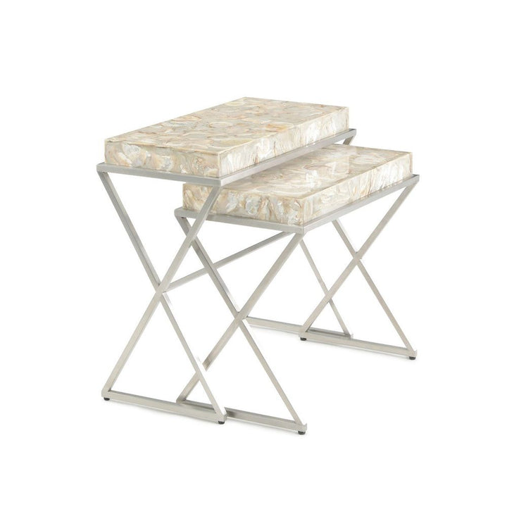 Side Tables Bottaro Nesting Side Tables (Set of Two) - White