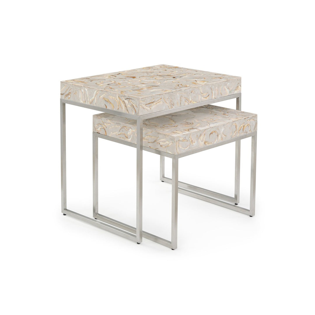 Opulent Nesting Side Tables - Brown