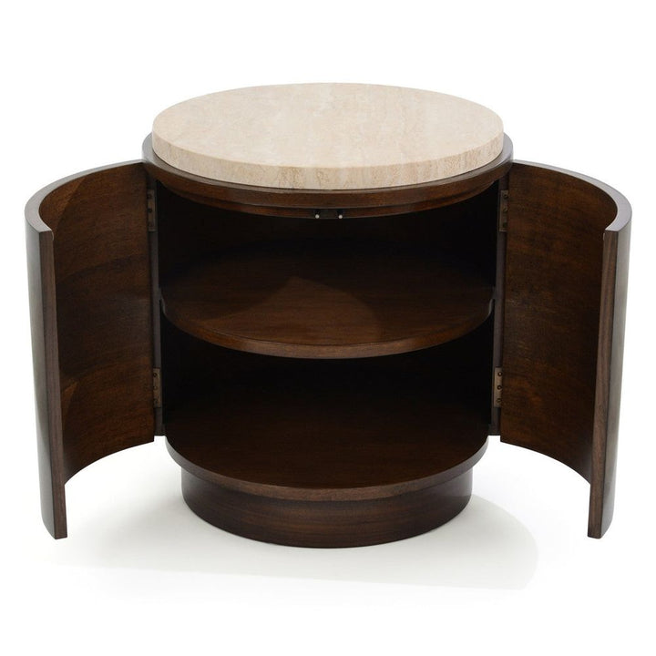 Side Tables Havana End Table - Brown, White