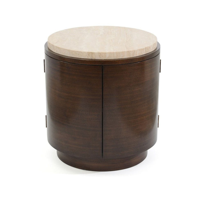 Side Tables Havana End Table - Brown, White