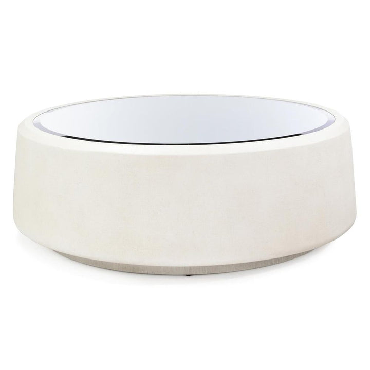 Coffee Tables Looking Glass Cocktail Table - White