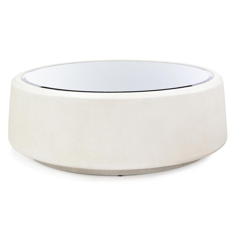 Coffee Tables Looking Glass Cocktail Table - White