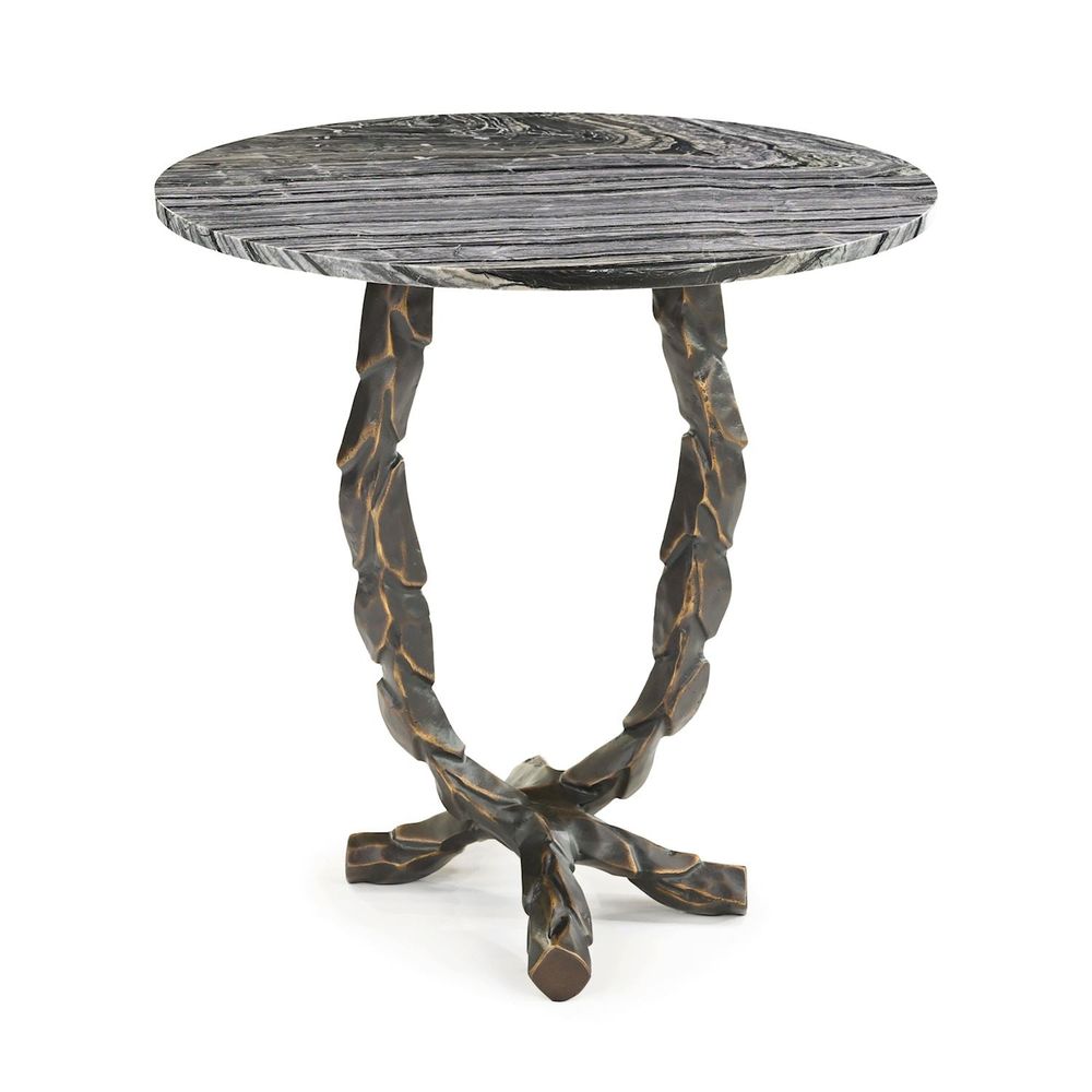 Side Tables Moore Bronze Orb Table