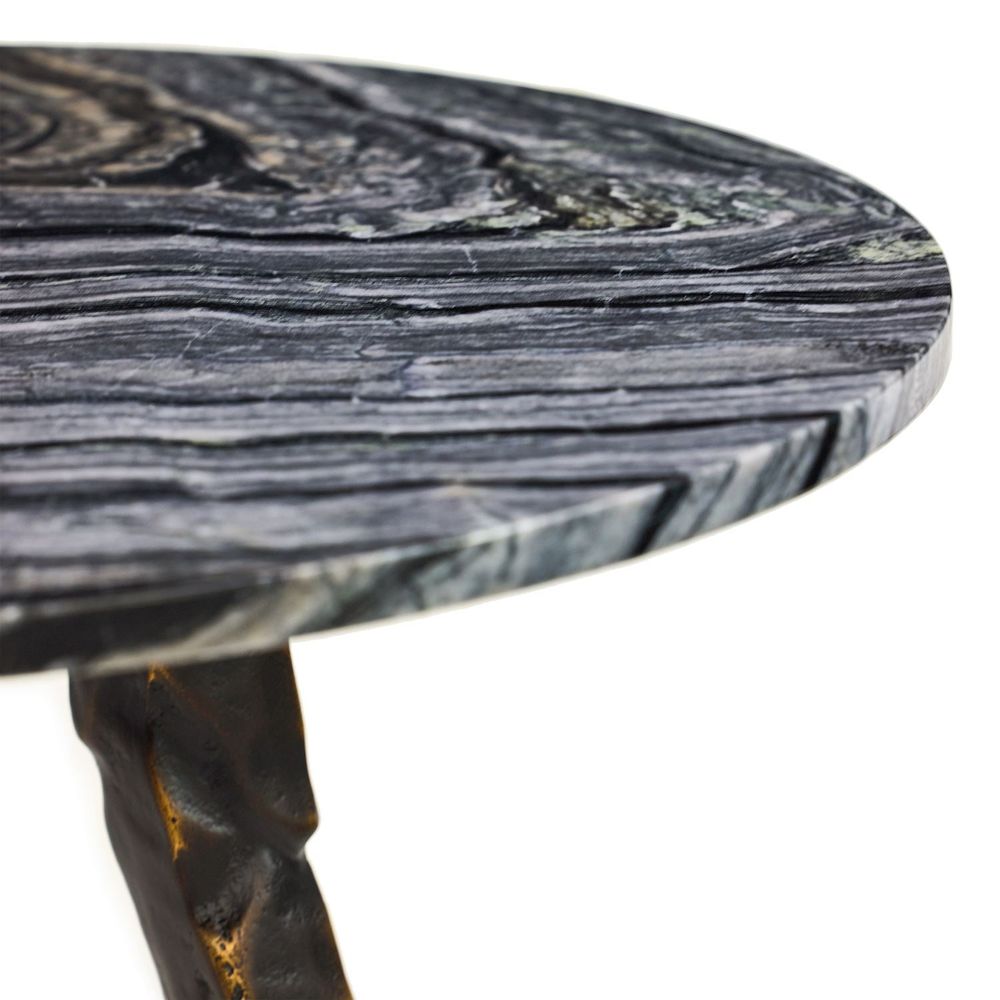 Side Tables Moore Bronze Orb Table