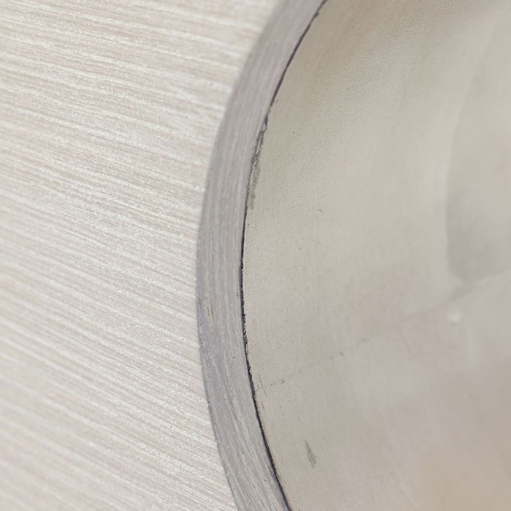  Groove Side Table, Silver
