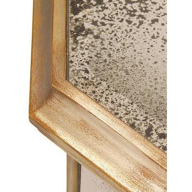 Sideboards & Credenzas Juno Foxed Mirror Credenza - White