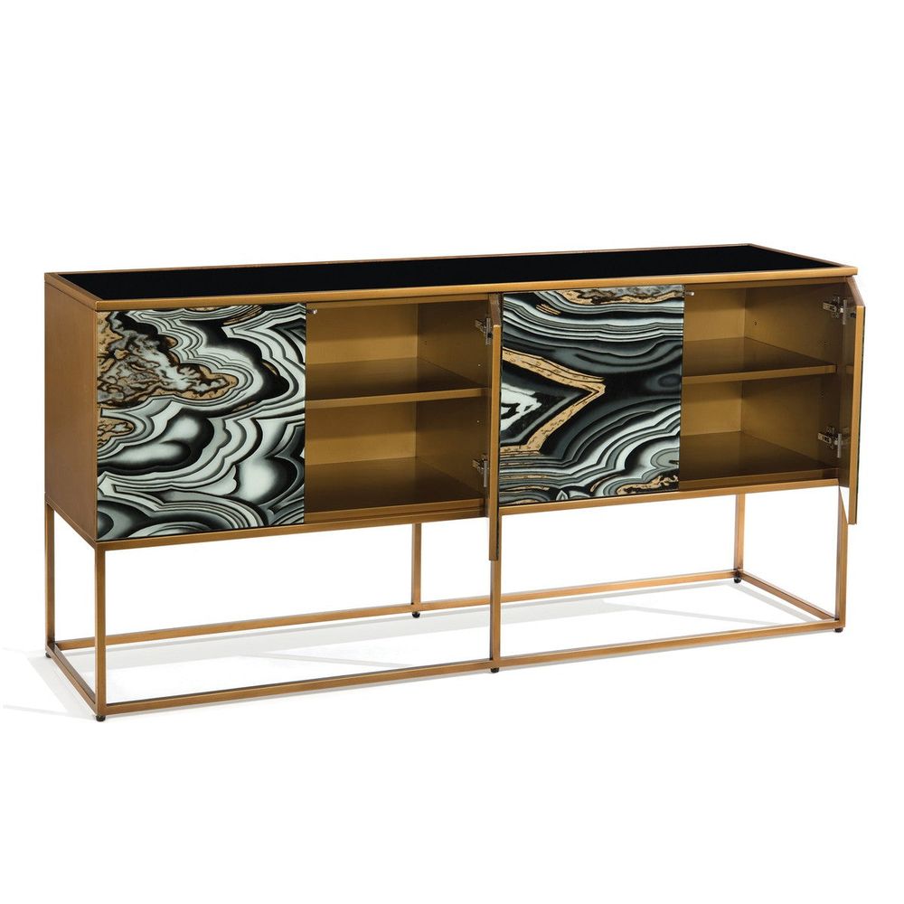 Sideboards & Credenzas I Dream of Agate Four-Door Cabinet - White