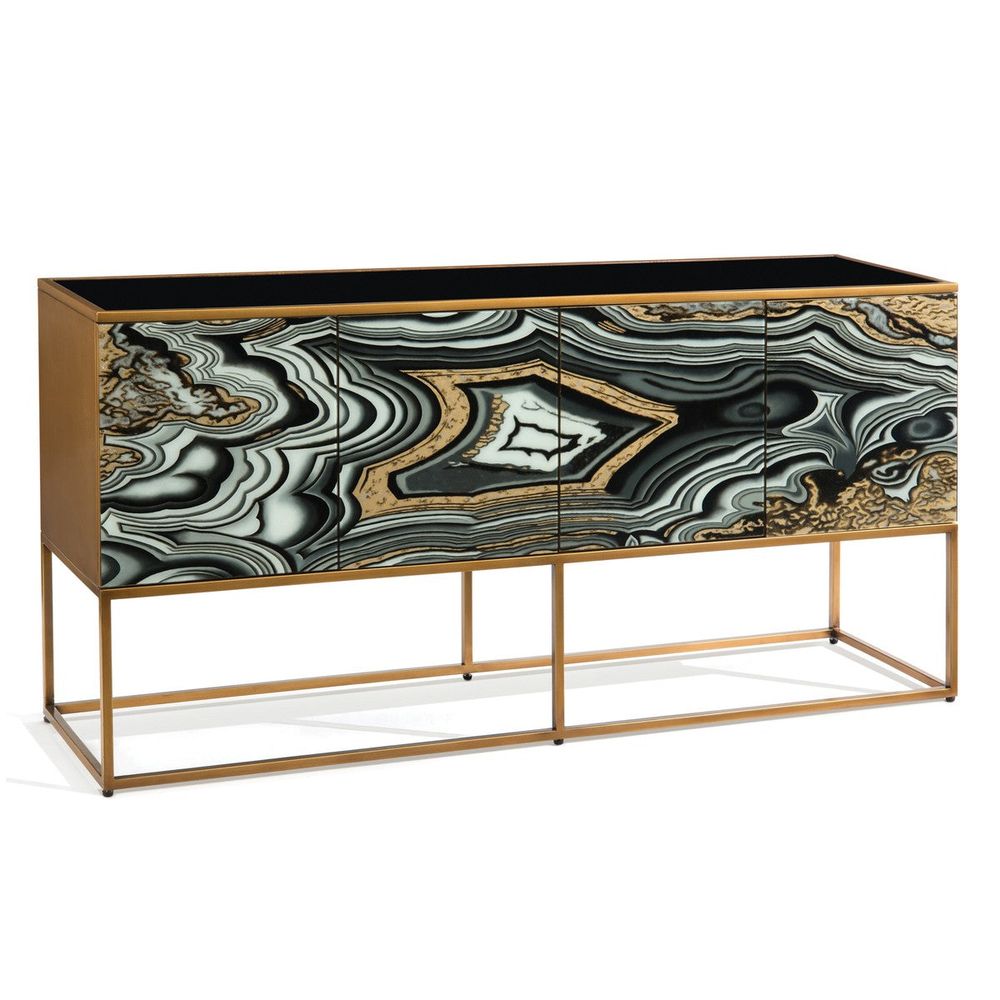Sideboards & Credenzas I Dream of Agate Four-Door Cabinet - White