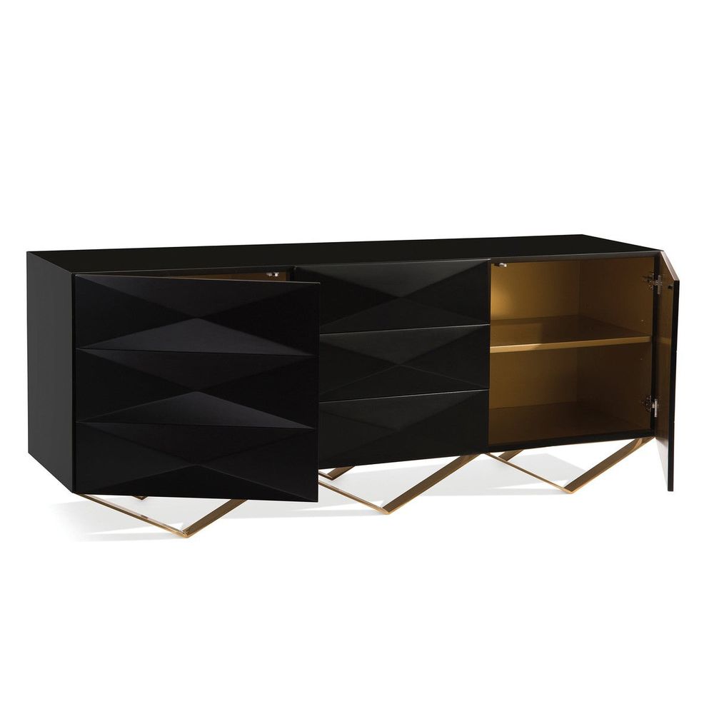 Sideboards & Credenzas Chelsea Sideboard - Black