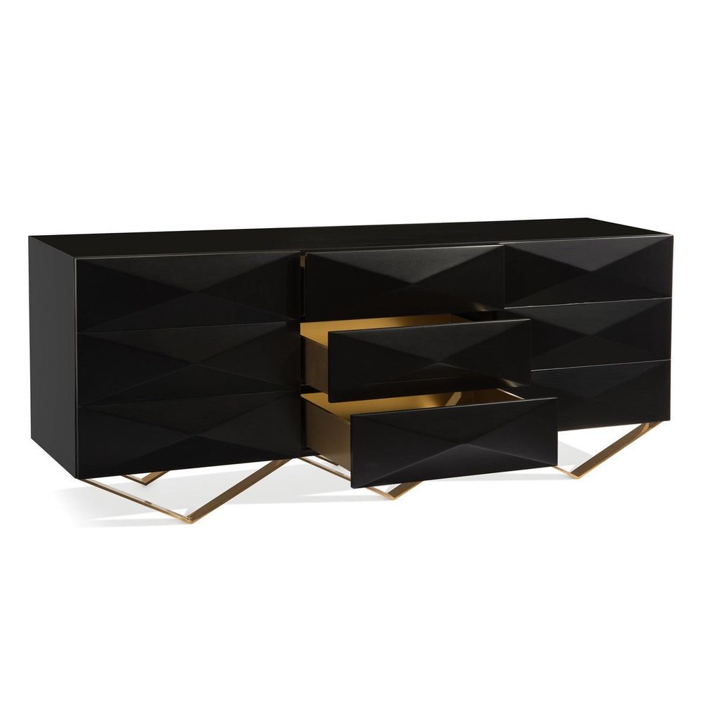Sideboards & Credenzas Chelsea Sideboard - Black