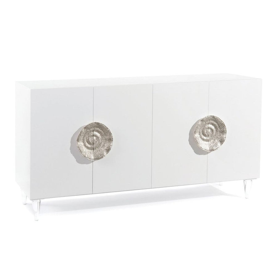 Sideboards & Credenzas Triesse Four-Door Credenza - White