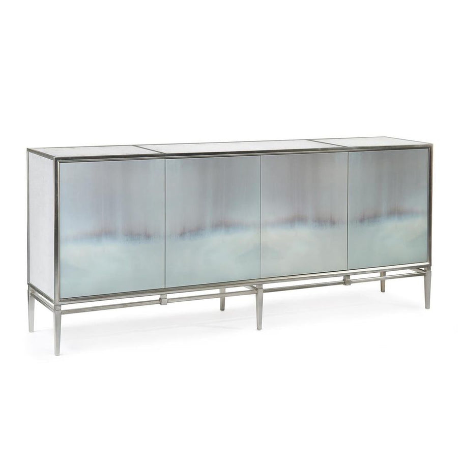 Sideboards & Credenzas Carol Benson-Cobb's Haze Four-Door Credenza - Silver