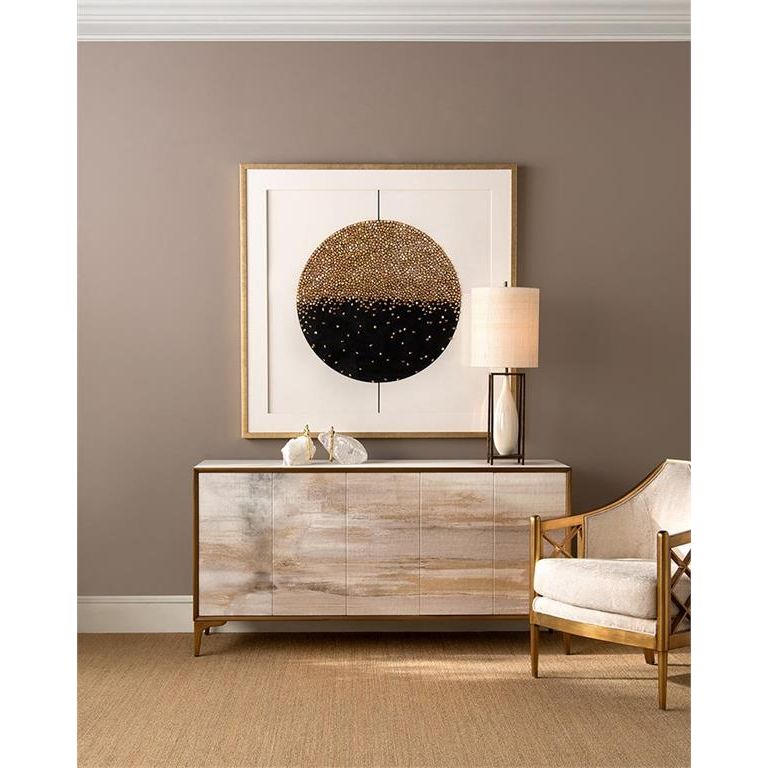 Sideboards & Credenzas Solstice Sideboard - Gold, Multicolor