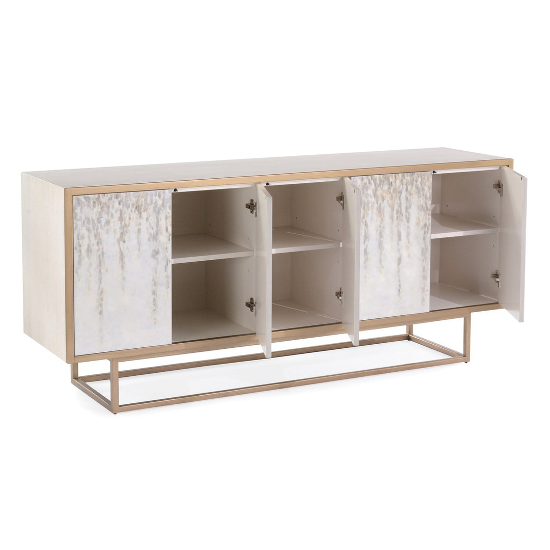 Alden Hill Sideboard - White - Wood. Ash