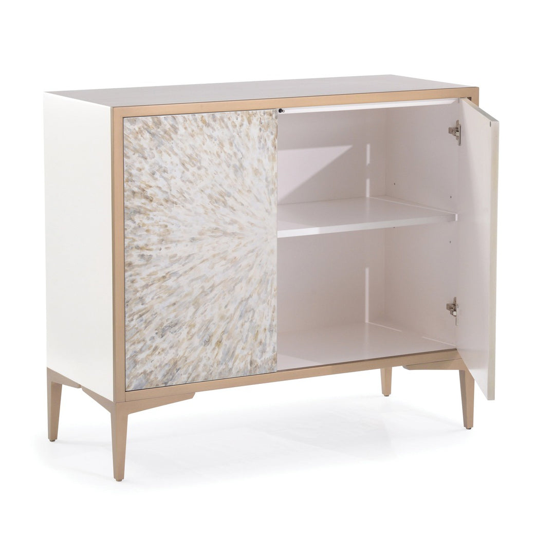 Polished Cabinet - White