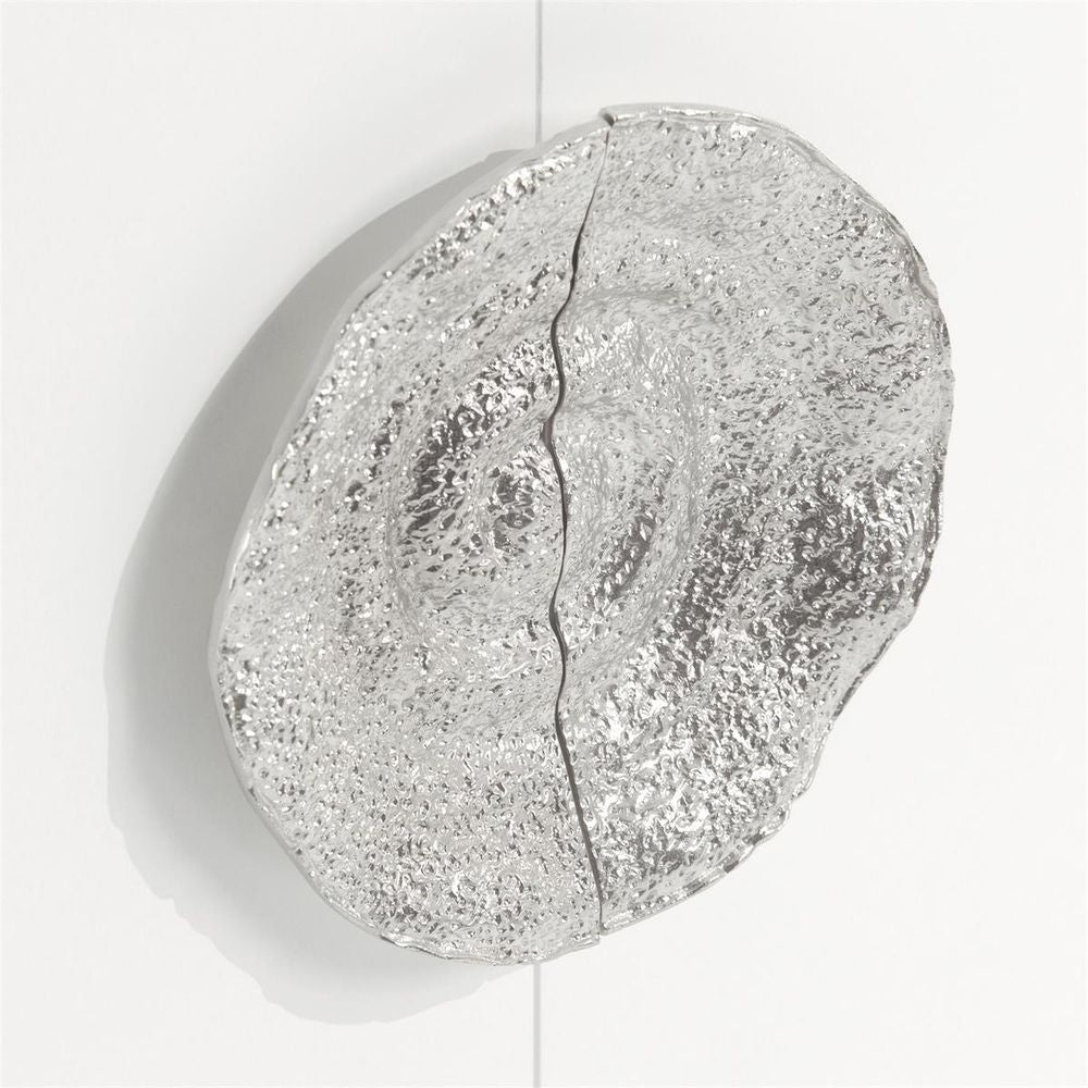 Triesse Six-Door Credenza - Silver, White