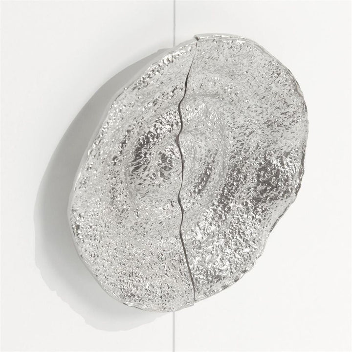 Triesse Six-Door Credenza - Silver, White