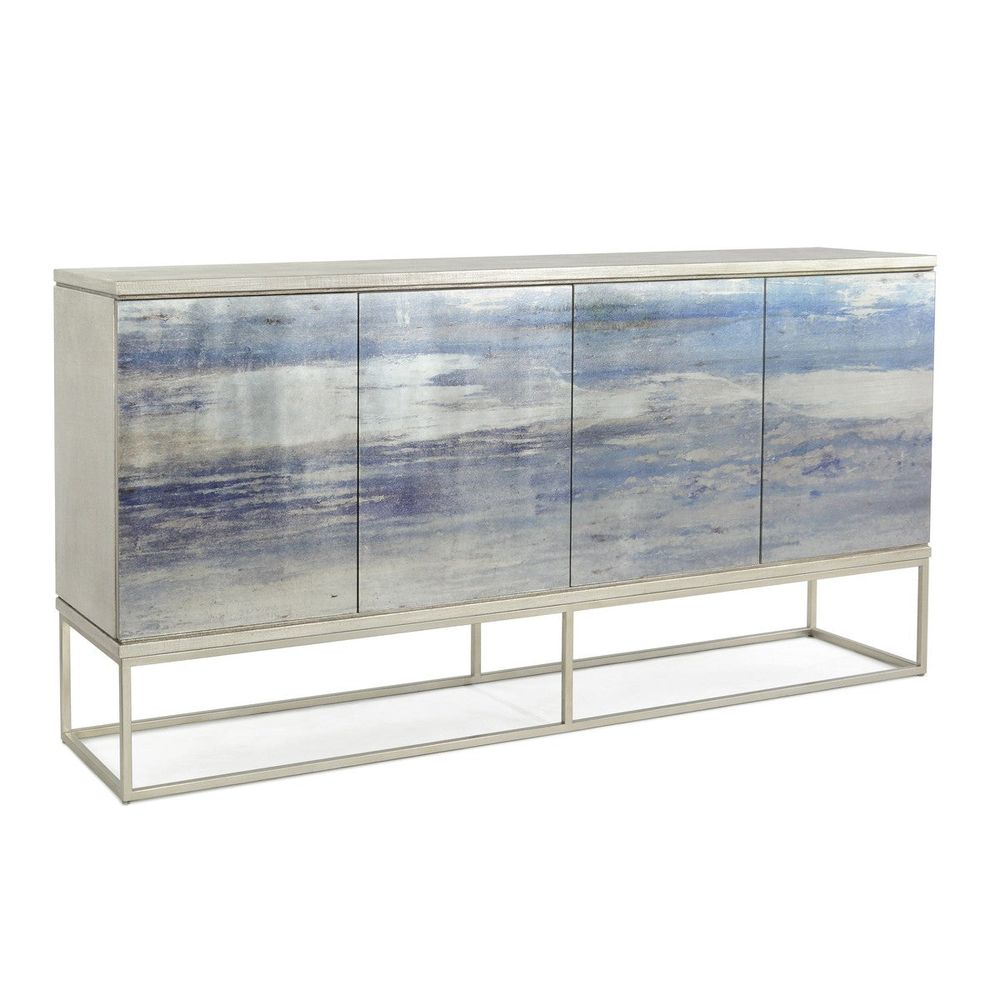 Sideboards & Credenzas Malvasia Four-Door Cabinet - Silver