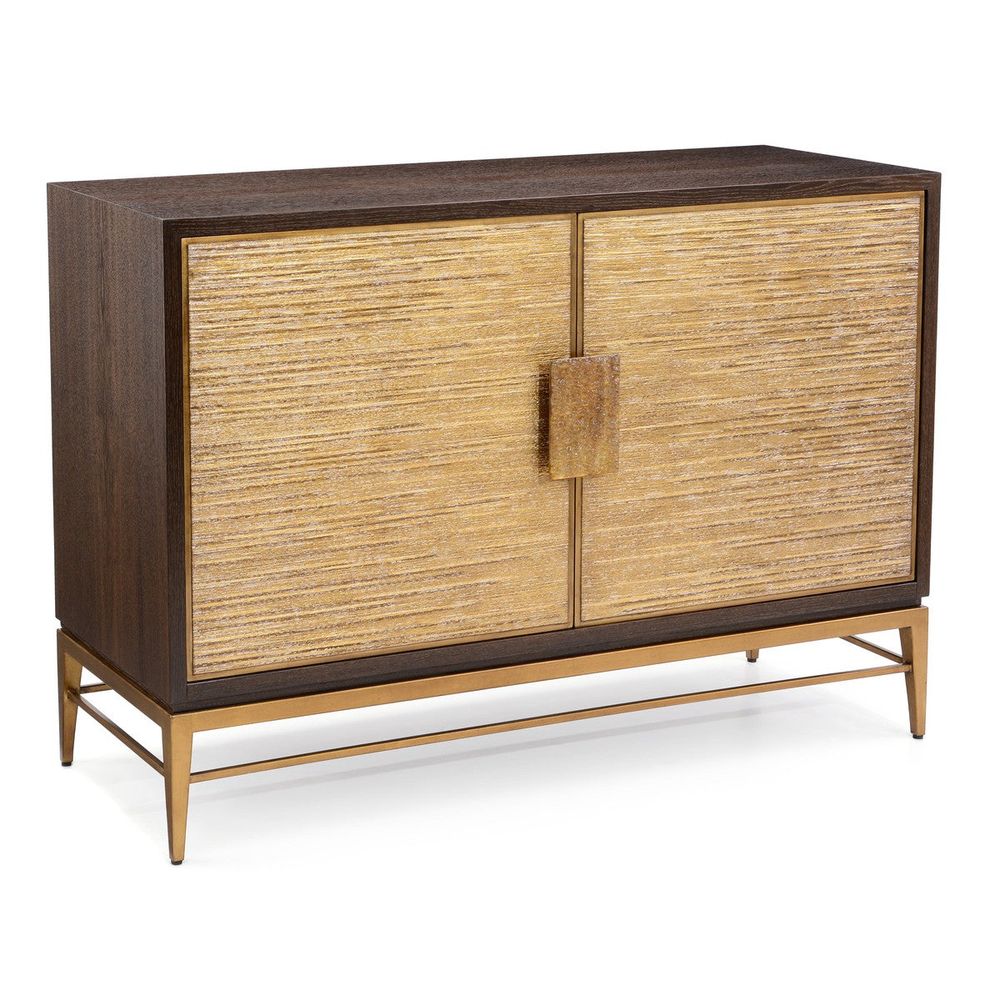 Sideboards & Credenzas Walthall Two-Door Cabinet - Brown, Gold