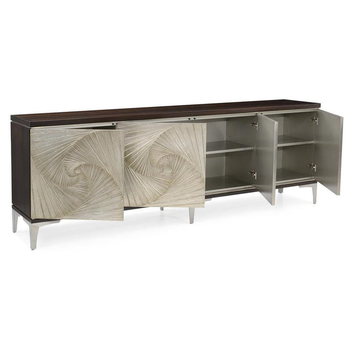 Sideboards & Credenzas Rosedale Four-Door Cabinet - Silver
