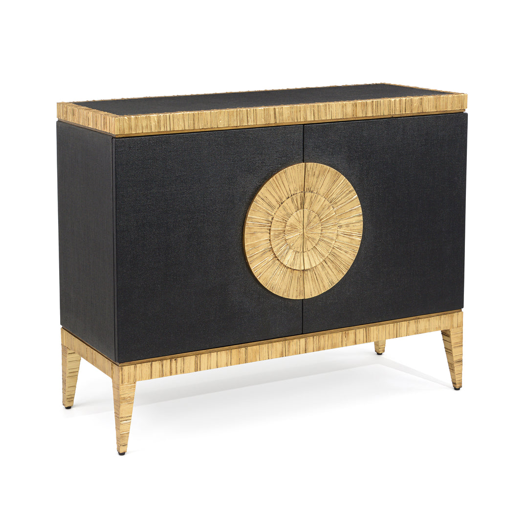 Temujin Chest With Doors - Gold