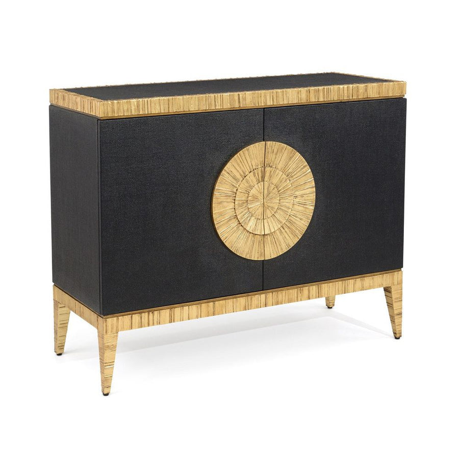 Sideboards & Credenzas Temujin Chest With Doors - Gold, Clear