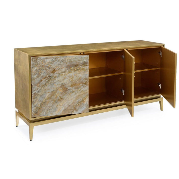 Sideboards & Credenzas Calabash Sideboard - Brown, Silver