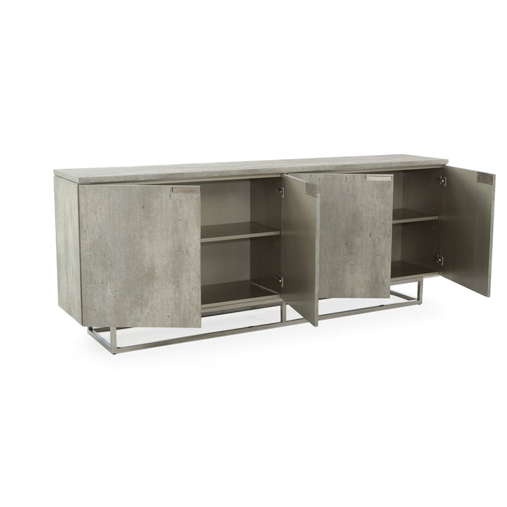 Alden Piazza Credenza - Gray