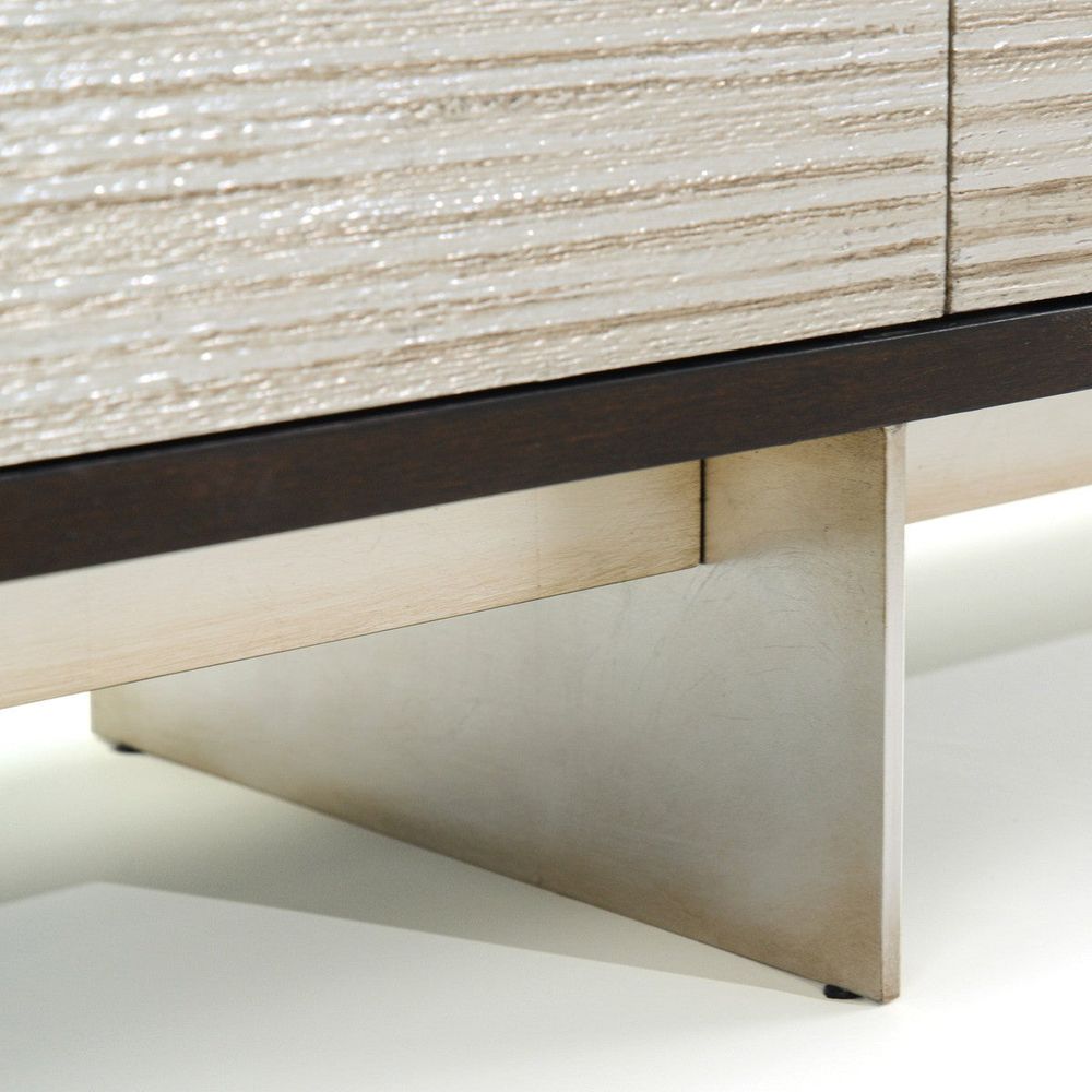 Saro Credenza - Brown, Silver