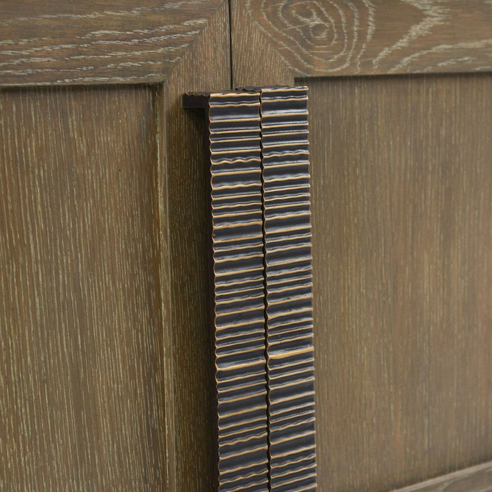 Cabinets & Curios Parker Cabinet - Brown, Clear, Bronze