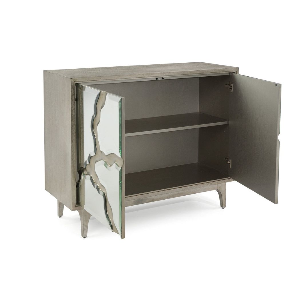 Dressers & Chests Revne Silver Chest - Silver