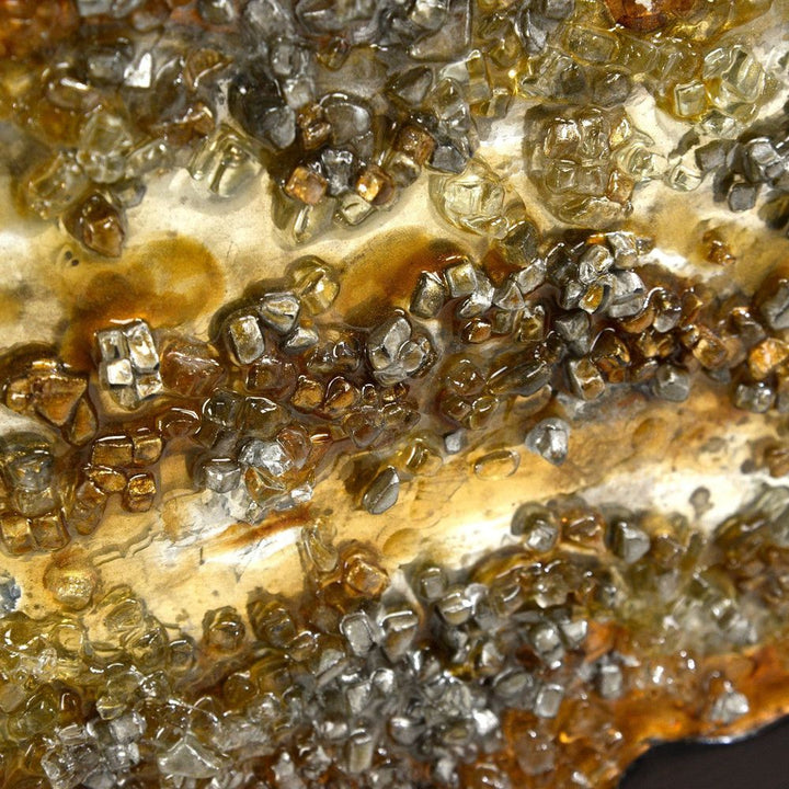 Sideboards & Credenzas Golden Valley Credenza - Brown, Gold, Silver