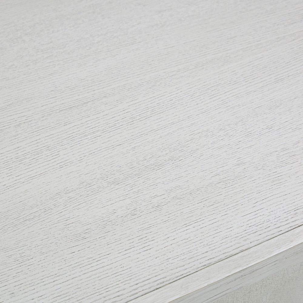 Cressida Chest with Doors - White, Silver