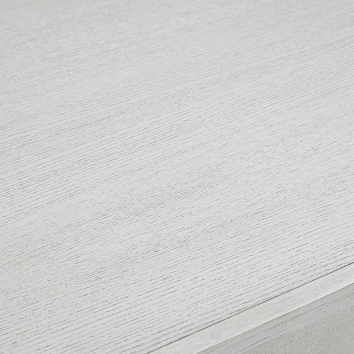 Cressida Chest with Doors - White, Silver