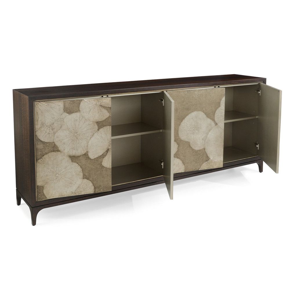 Sideboards & Credenzas Itadori Credenza - Brown, Silver