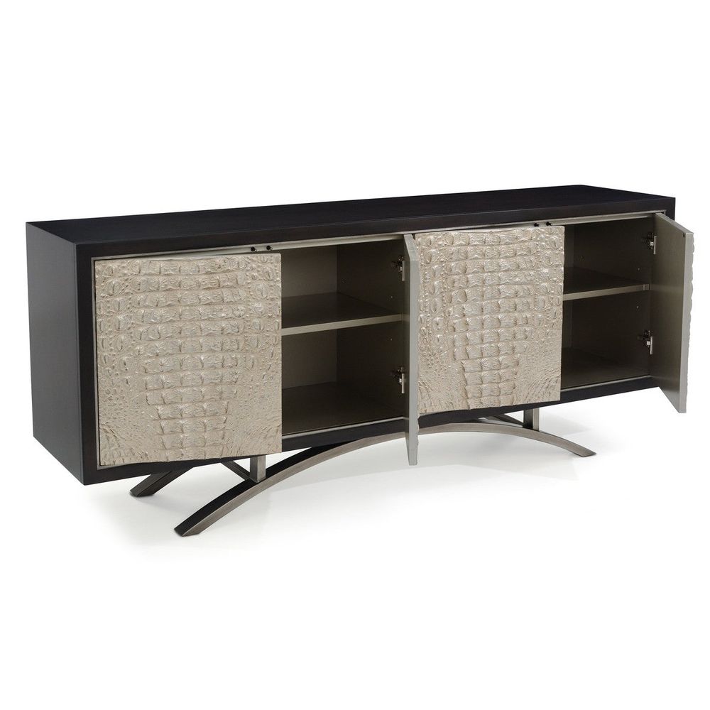 Sideboards & Credenzas Miri Credenza - Brown, Silver