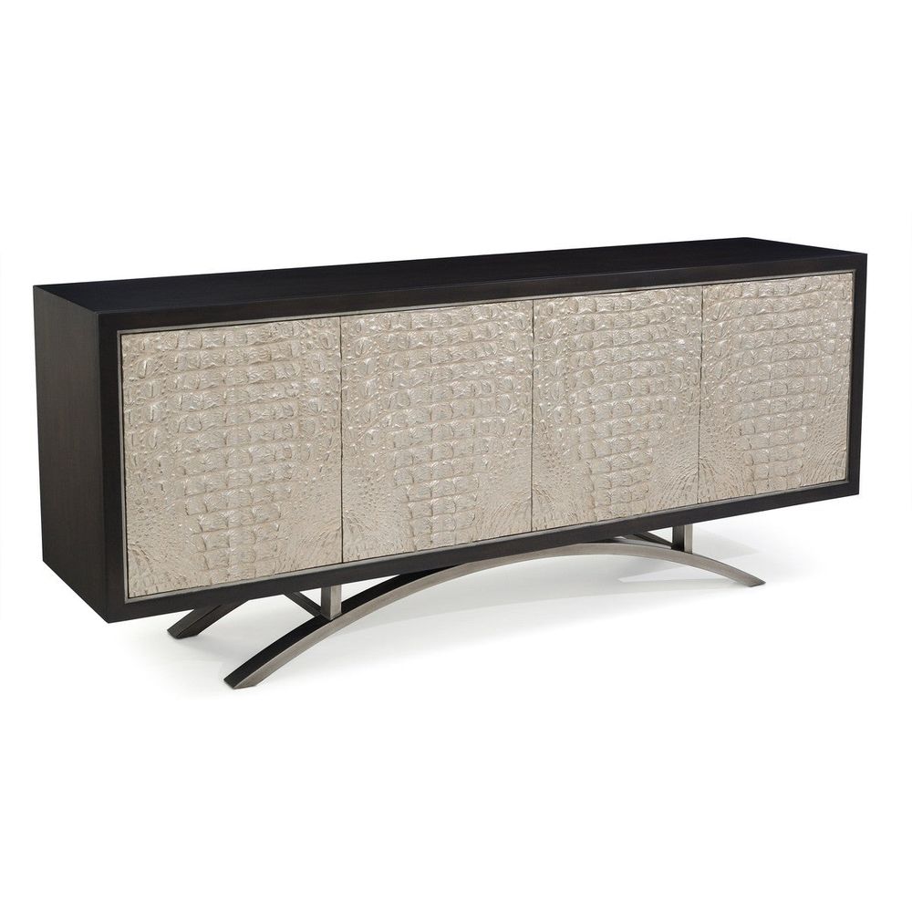 Sideboards & Credenzas Miri Credenza - Brown, Silver