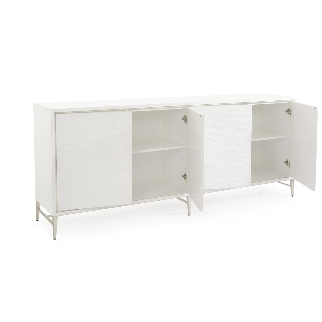 Brighton Snow Credenza - White