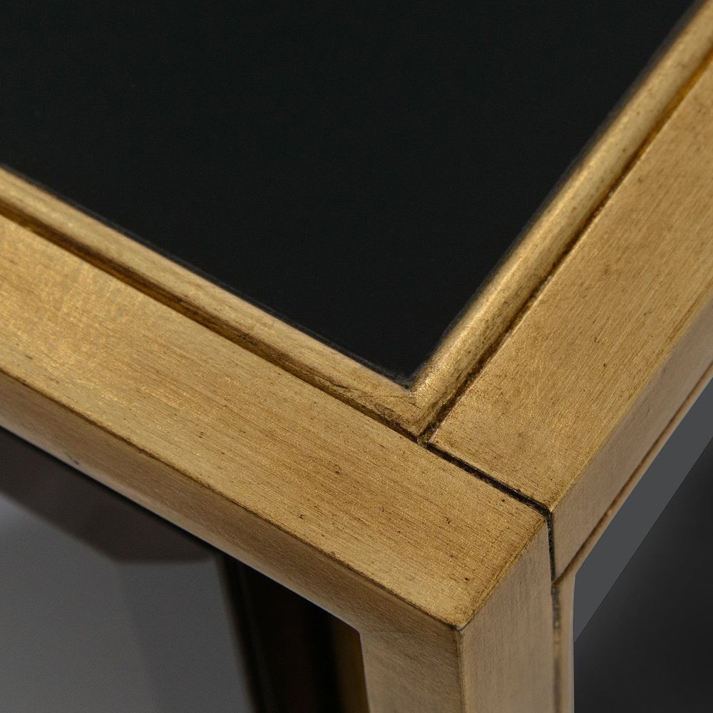 Sideboards & Credenzas Revne Black Credenza - Black, Gold