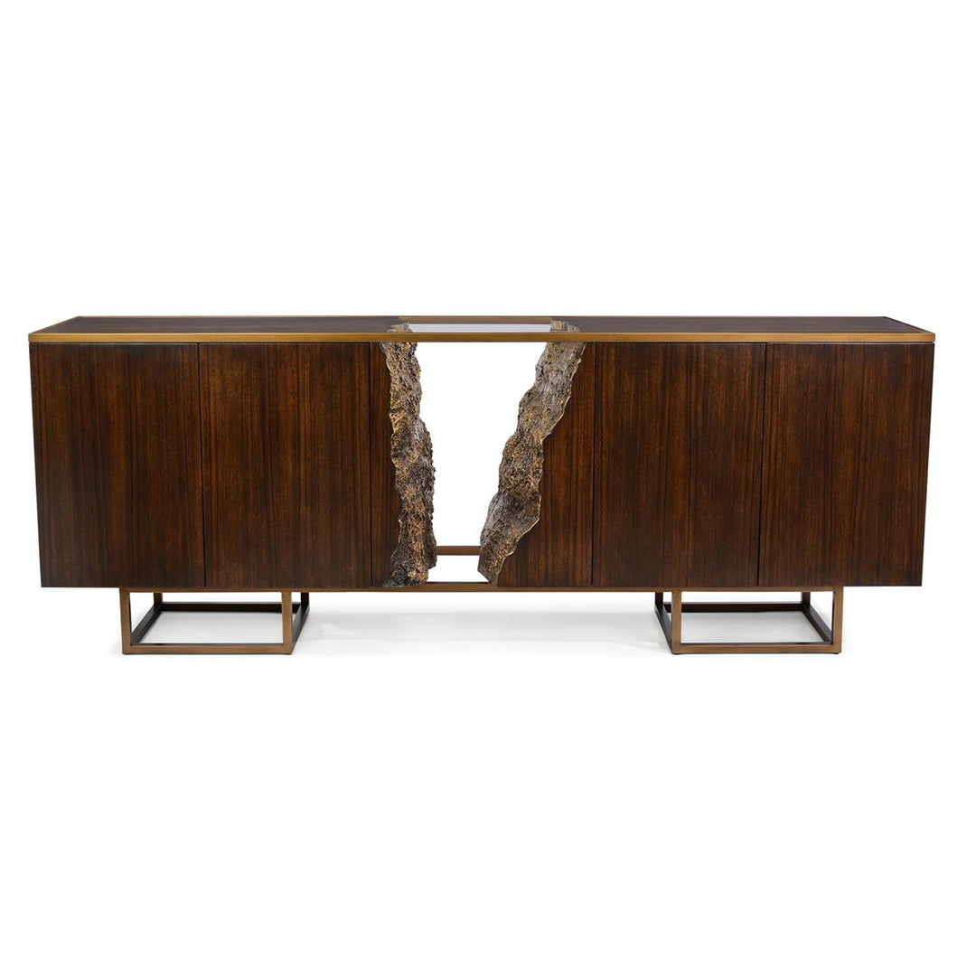 Earth Four-Door Credenza - Gold