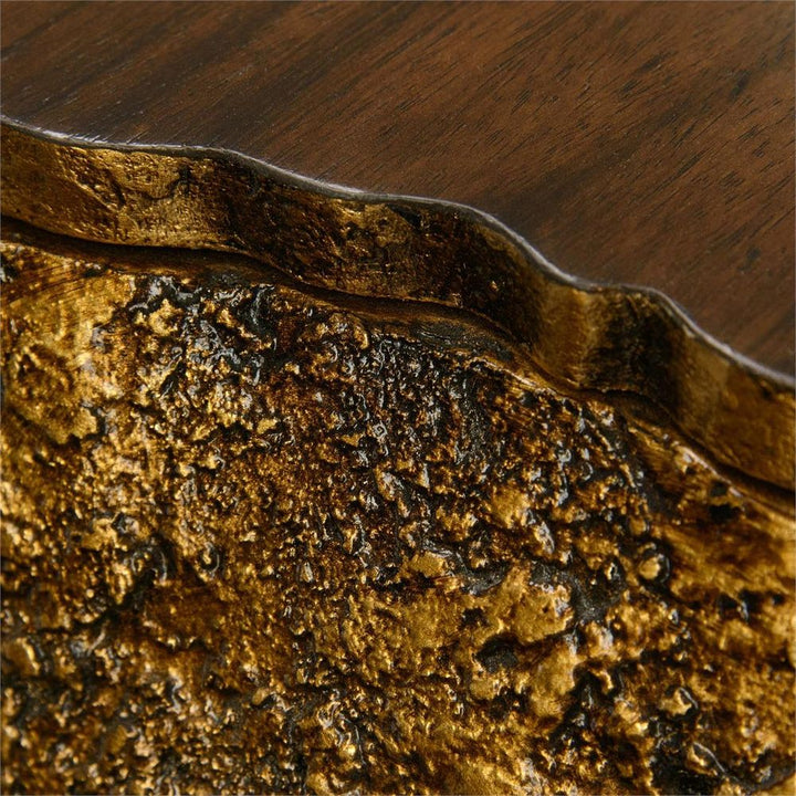 Terra Four-Door Credenza - Gold