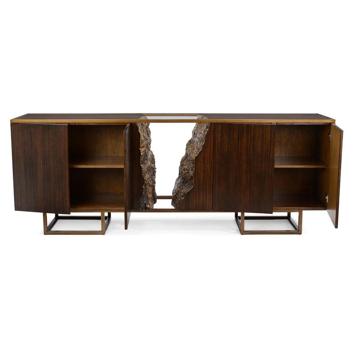 Terra Four-Door Credenza - Gold