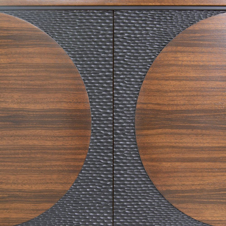 Hearthside Credenza - Brown, Black