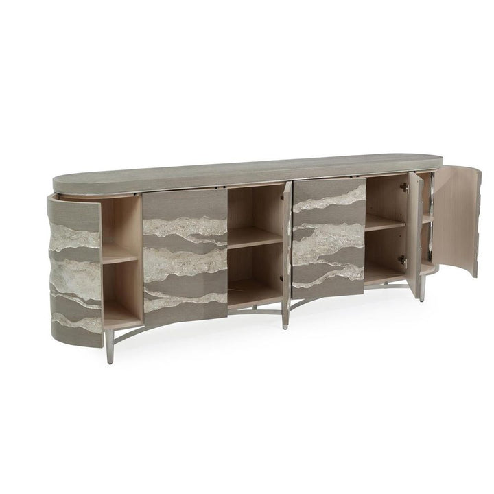 Alpine Credenza - Silver
