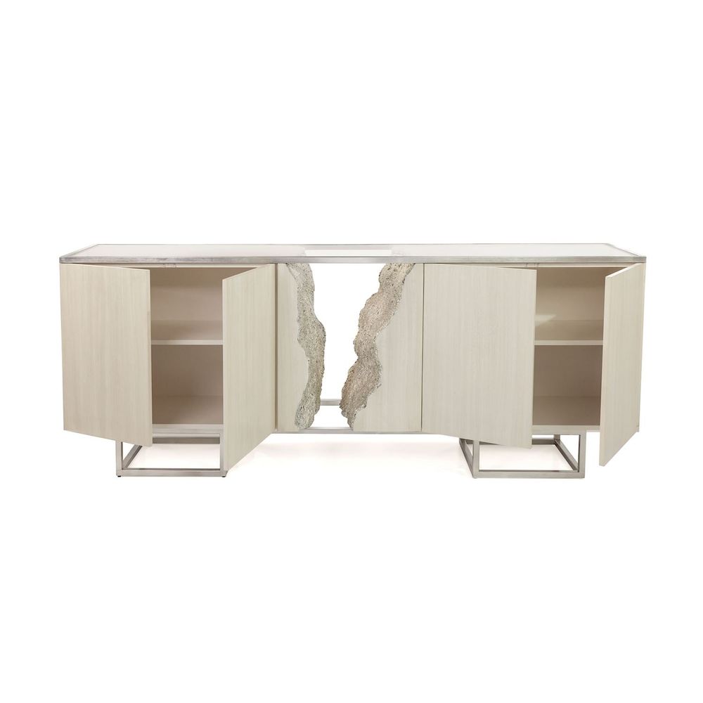 Sideboards & Credenzas Terra Four-Door Credenza, White