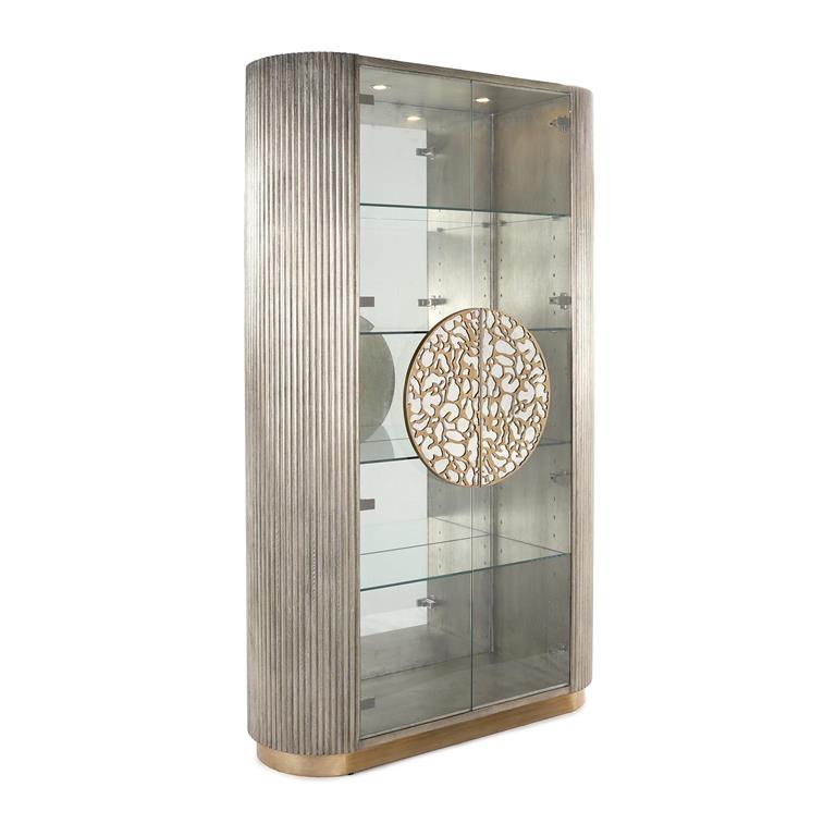 Cabinets & Curios Moonlit Ripple Display Cabinet