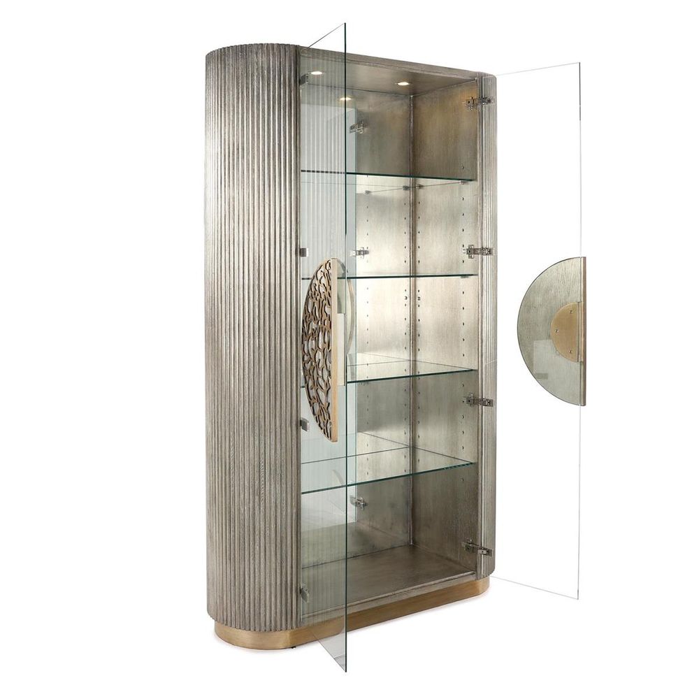 Cabinets & Curios Moonlit Ripple Display Cabinet