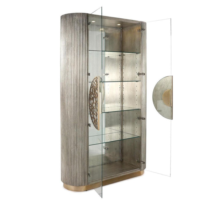 Cabinets & Curios Moonlit Ripple Display Cabinet