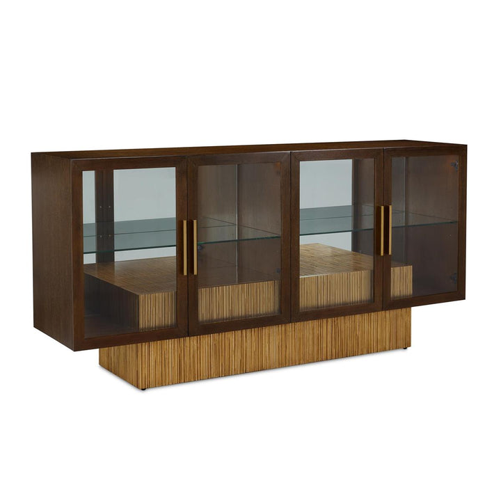 Suffolk Four-Door Lighted Credenza