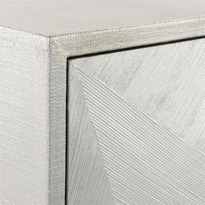Strata Four-Door Sideboard, Silver